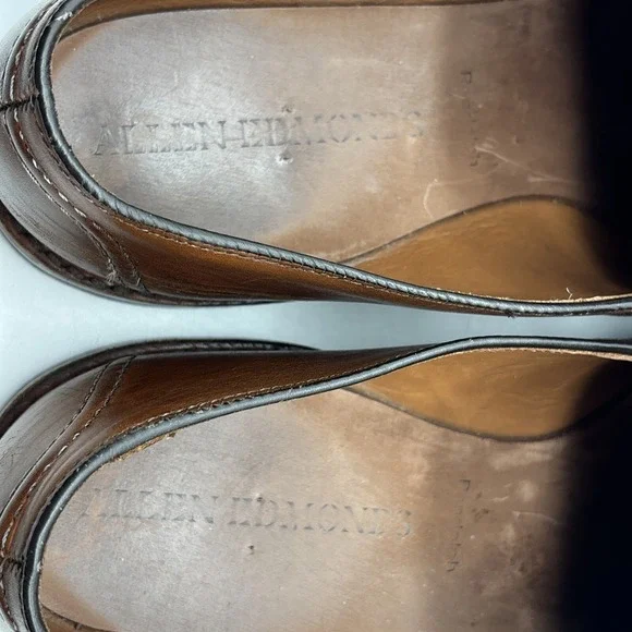 Allen Edmonds Randolph Bench Welt Penny Loafers- Size 12 2A Brown